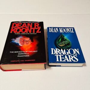 DEAN KOONTZ bundle of two physical books but a‎ total of four novels.